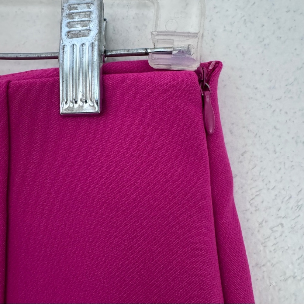 Zara Hot Pink Cropped Blazer Skort Shorts Set size Medium NWT NEW - Picture 10 of 13